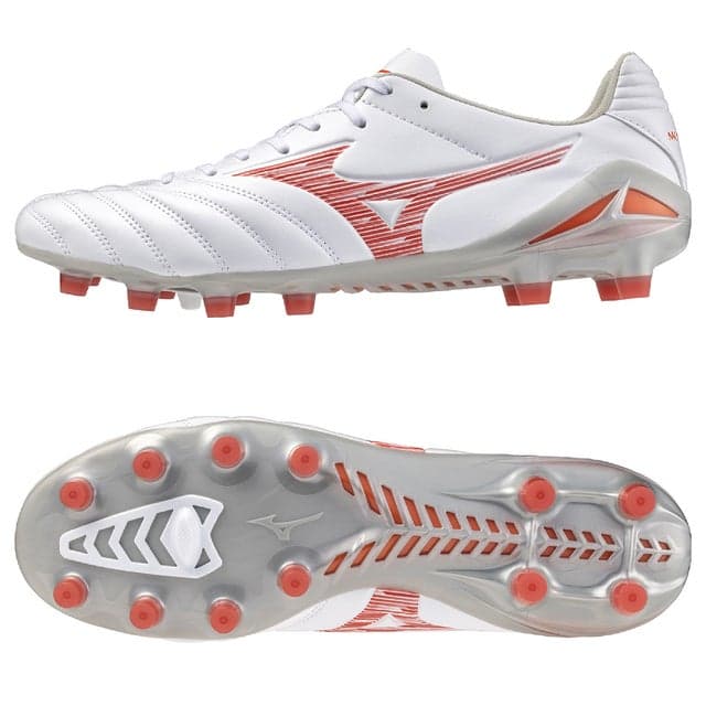 MIZUNO モナルシーダ ネオ III プロ ホワイト×レッド