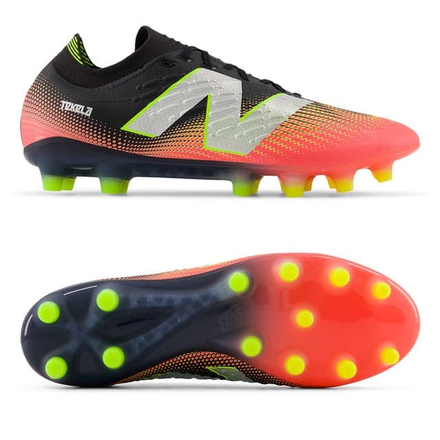 New Balance テケラ プロ HG ウィズ：2E オレンジ×ブラック×イエロー