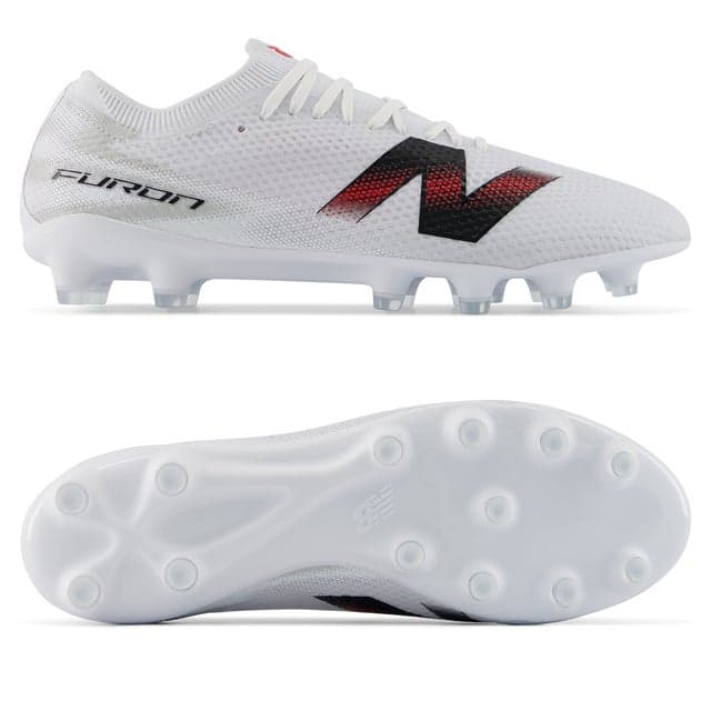 New Balance フューロン プロ HG/AG V9 ウィズ：2E ホワイト×ブラック