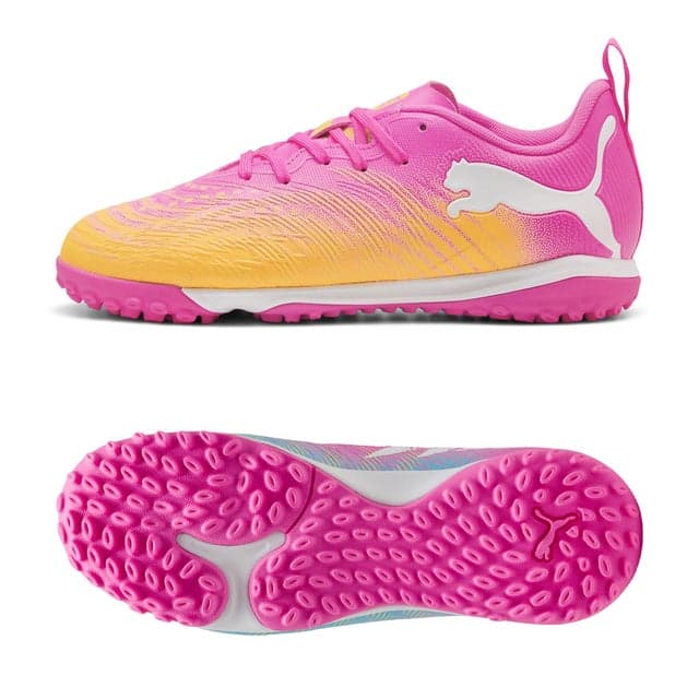 PUMA フューチャー 9 プレイ TT + Mid ピンク×オレンジ×ブルー