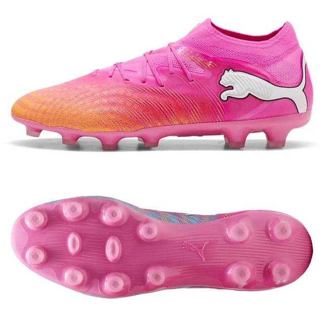 PUMA フューチャー 9 プロ HG/AG ピンク×オレンジ×ブルー