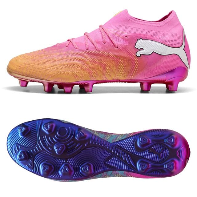 PUMA フューチャー 9 アルティメット AG ピンク×オレンジ×ブルー