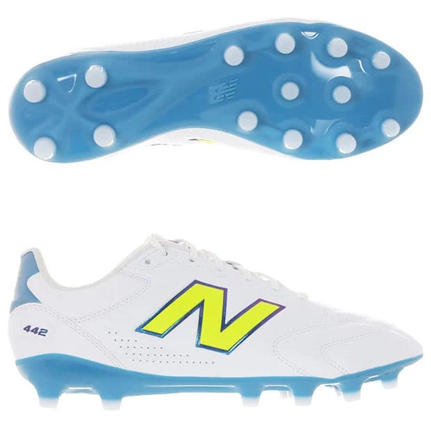 New Balance 442 Team HG/AG V3 ホワイト ブルー