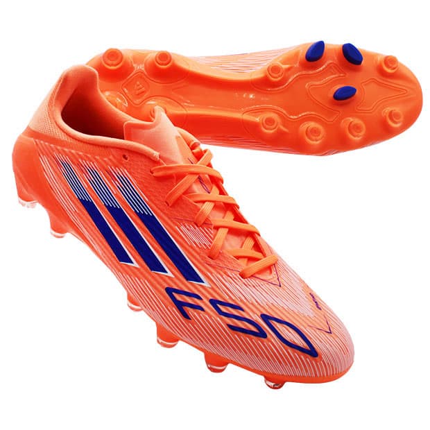 adidas F50 リーグ HG/AG ジャパン ビームオレンジ×ルシッドブルー