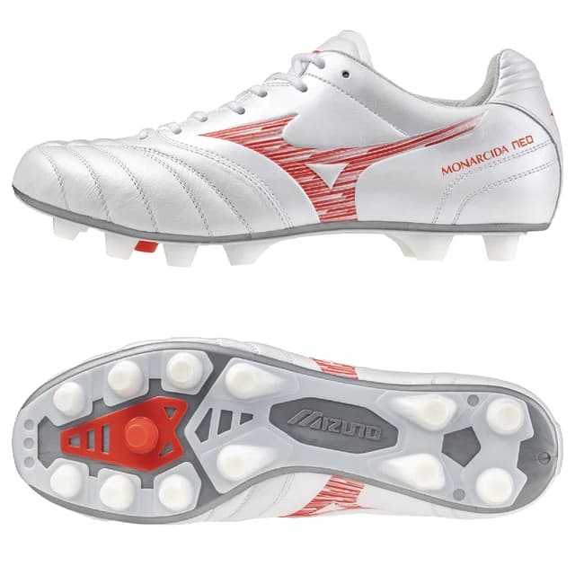 MIZUNO モナルシーダ ネオ III ワイド エリート ホワイト×レッド