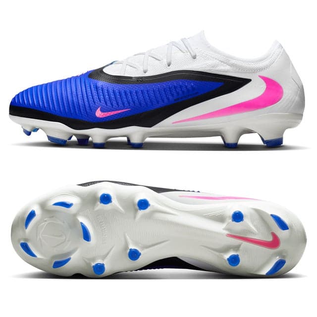 Nike ファントム 6 LOW プロ FG ブルー×ピンク×ホワイト