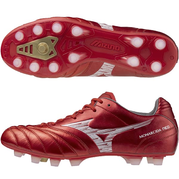MIZUNO モナルシーダ ネオ 3 ワイド エリート ルビーレッド×ホワイト