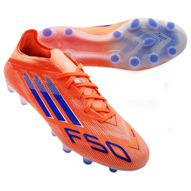 adidas F50 プロ HG/AG ジャパン ビームオレンジ×ルシッドブルー