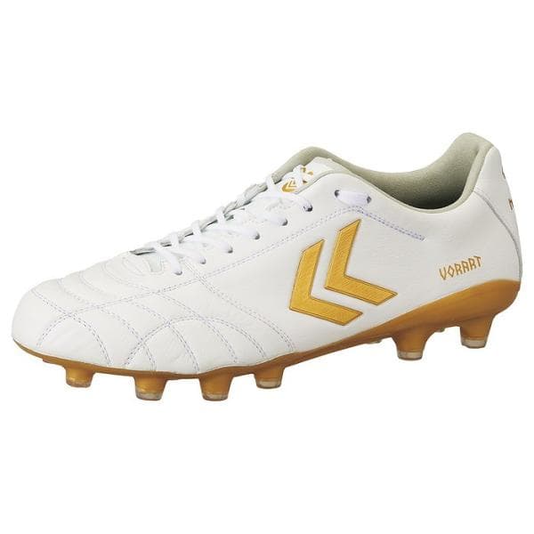 hummel ヴォラート3 プロ ホワイト×ゴールド