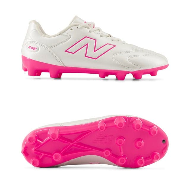 New Balance 442 Team HG/AG V3 ホワイト×ピンク