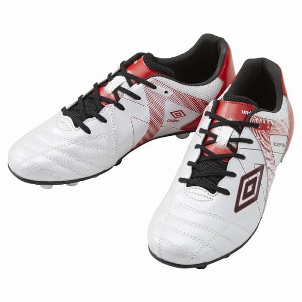 Umbro アクセレーター RB JR ワイド HG ホワイト×レッド WHRD