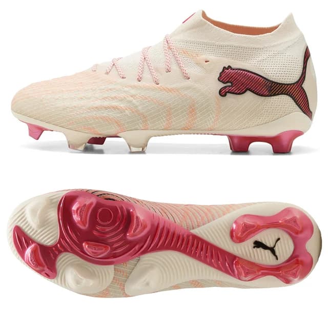 PUMA フューチャー 9 アルティメット FG ベージュ×レッド