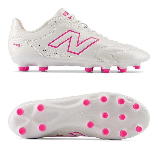 New Balance 442 Team HG V3 ウィズ:2E ホワイト×ピンク