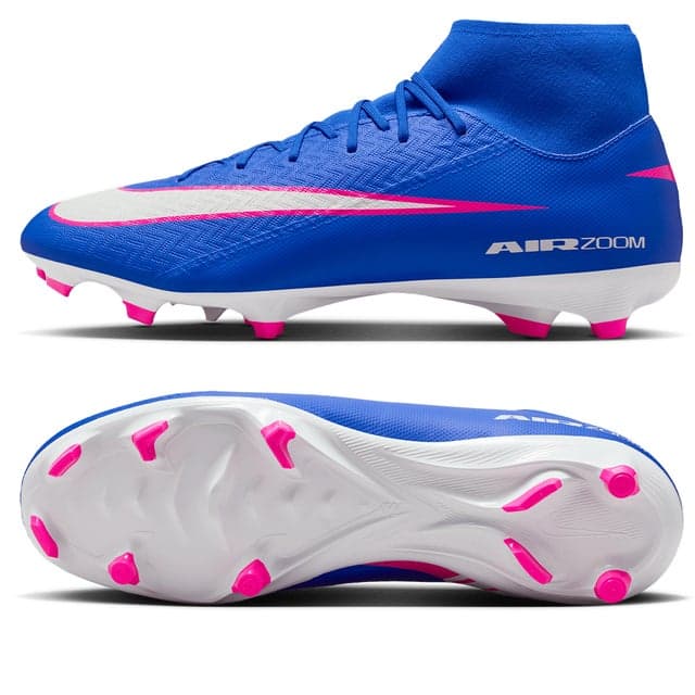 Nike マーキュリアル スーパーフライ 10 アカデミー FG/MG ブルー×ホワイト