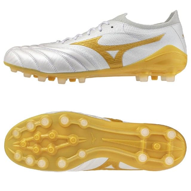 MIZUNO モレリアネオ 4 ベータ JAPAN AG ホワイト×ゴールド