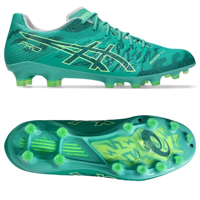 asics DS LIGHT ACROS プロ 3 ホワイト×グリーン GECKO 103