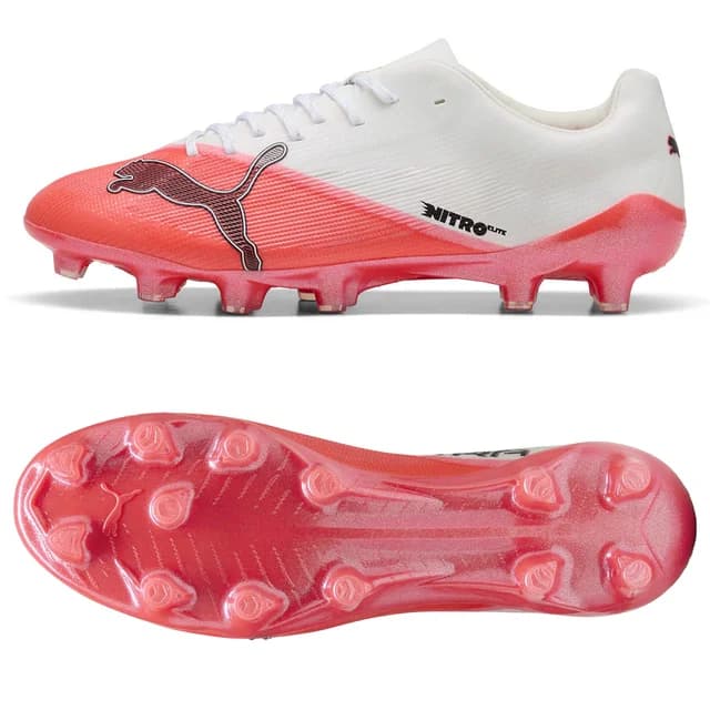 PUMA ウルトラ ニトロ 7 アルティメット HG/AG レッド×ベージュ