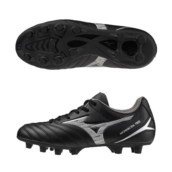 MIZUNO モナルシーダ 3 セレクト Jr ブラック シルバー ワイドモデル 「 」
